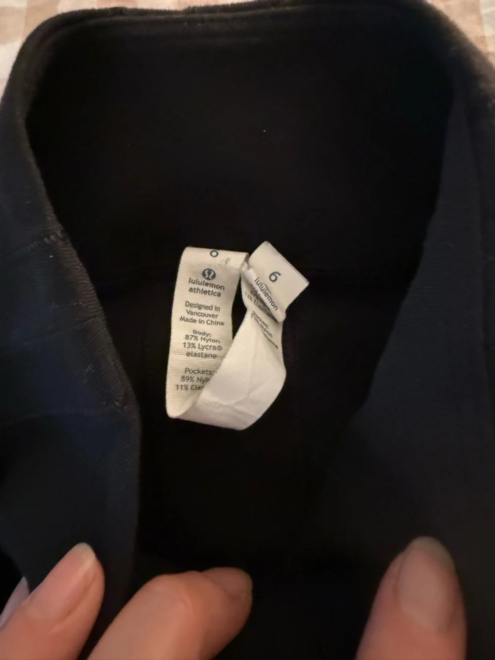Women’s lululemon zip up track like jacket size 6